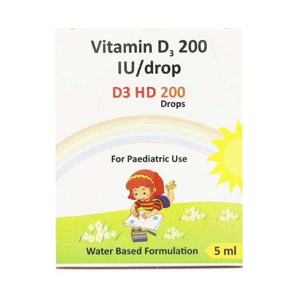 D3 HD 200 Oral Drops 5ml