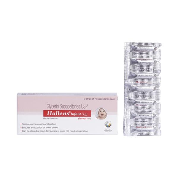 HALLENS INFANT (1G) Suppositories 7's