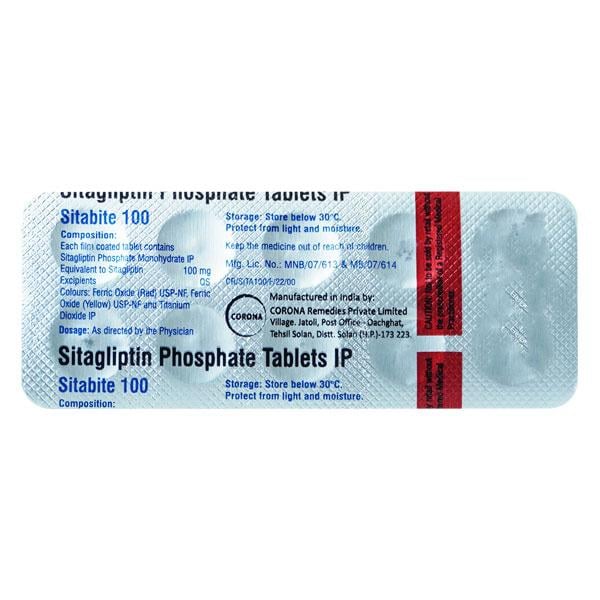 SITABITE 100 Tablet 10's
