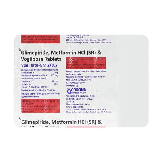 Voglibite GM 2/0.2 Tablet 10'S