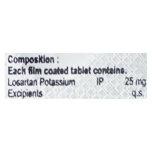 Losatan 25mg Tablet 10'S