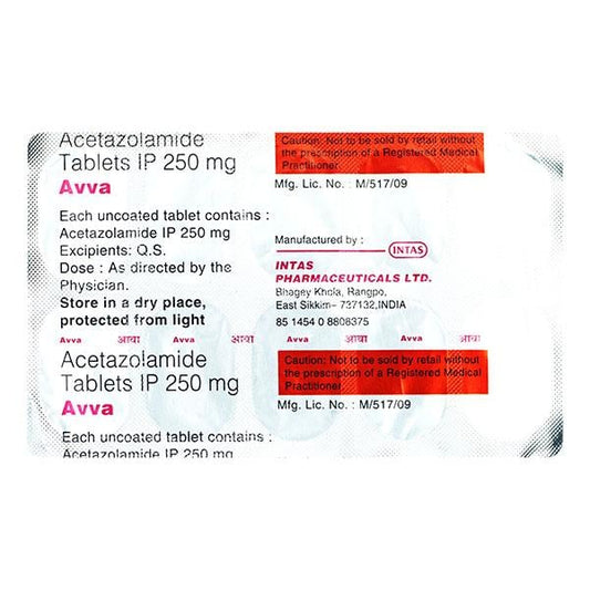 Avva 250mg Tablet 10'S