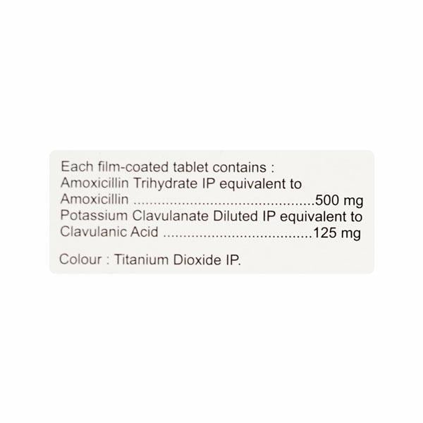 Clavam 625mg Tablet 10'S