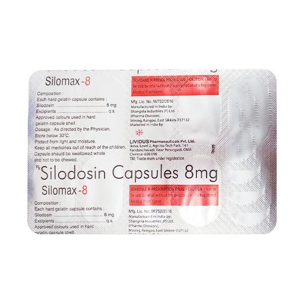 SILOMAX 8 Capsule 10's