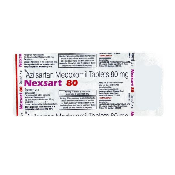 Nexsart 80mg Tablet 10'S
