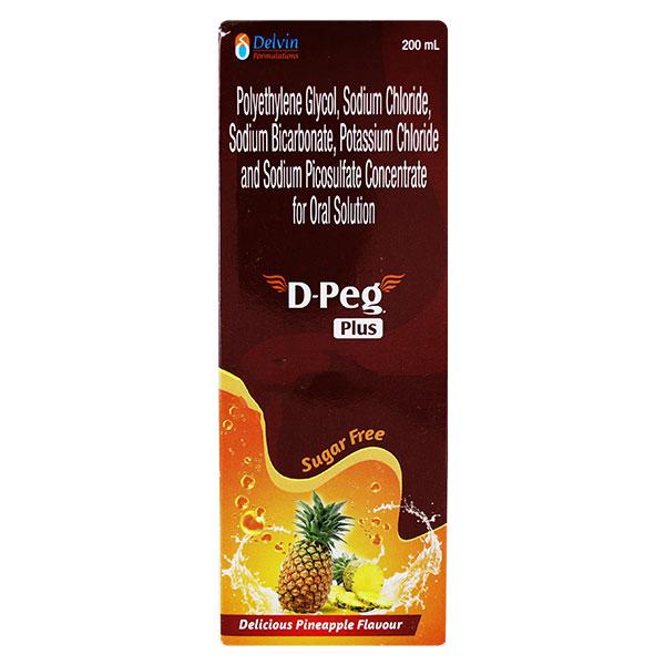 D PEG PLUS SUGAR FREE DELICIOUS PINEAPPLE FLAVOUR Oral Solution 200ml