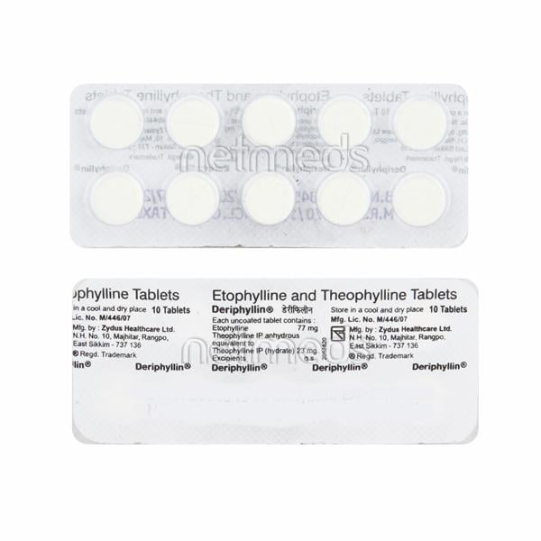 Deriphyllin Tablet 10'S