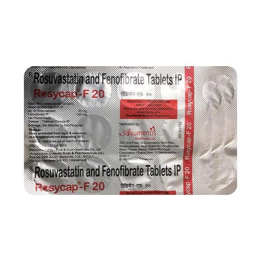 ROSYCAP F 20 Tablet 15's