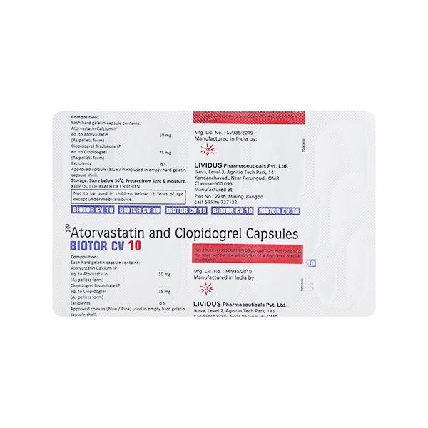 BIOTOR CV 10 Capsule 10's