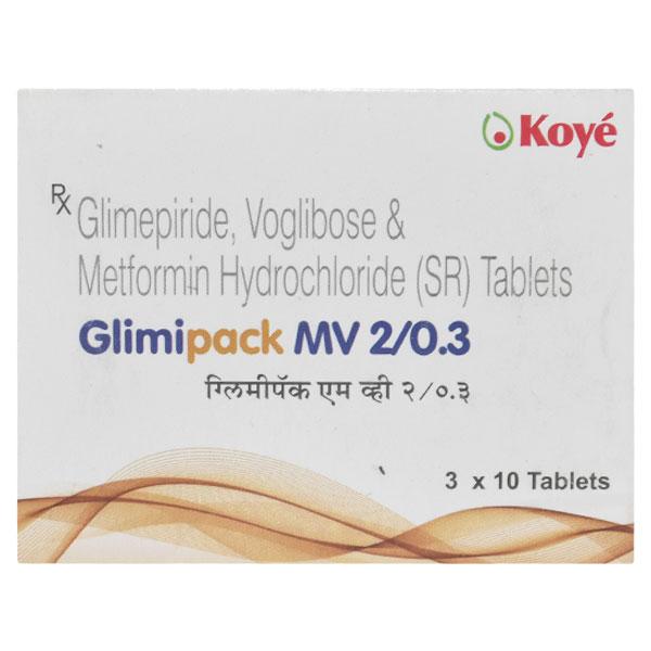 GLIMIPACK MV 2/0.3 Tablet 10's