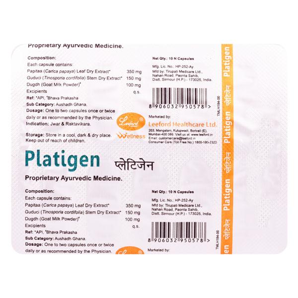 PLATIGEN Capsule 10's