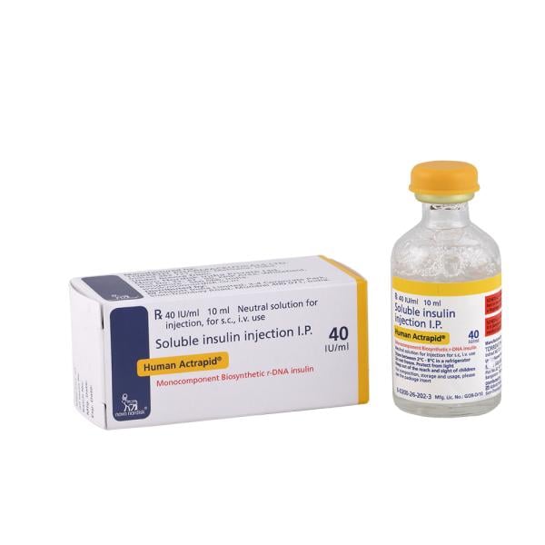 Human Actrapid 40IU Injection 1X10ml