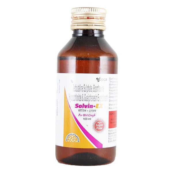 SOLVIN EX PASSION FRUIT FLAVOUR SUGAR FREE Expectorant 100ml