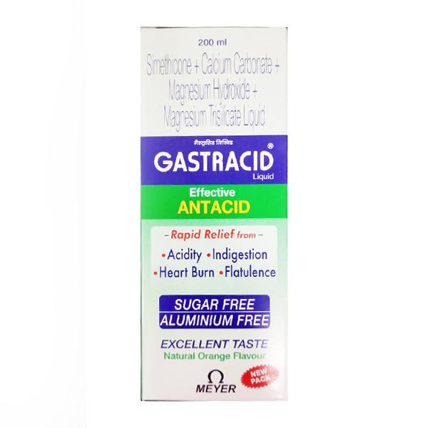 Gastracid Sugar Free Natural Orange Flavour New Pack Liquid 200ml