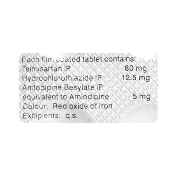 Tazloc Trio 80mg Tablet 10'S