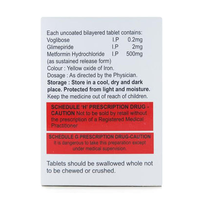 Voglus GM 2mg Tablet 10'S