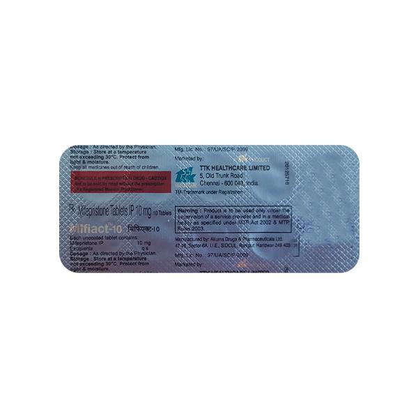 Mifiact 10mg Tablet 10'S
