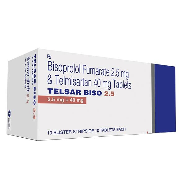 TELSAR BISO 2.5 Tablet 10's