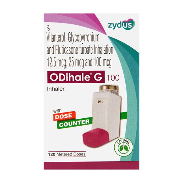 ODIHALE G 100 WITH DOSE COUNTER Inhaler 120md