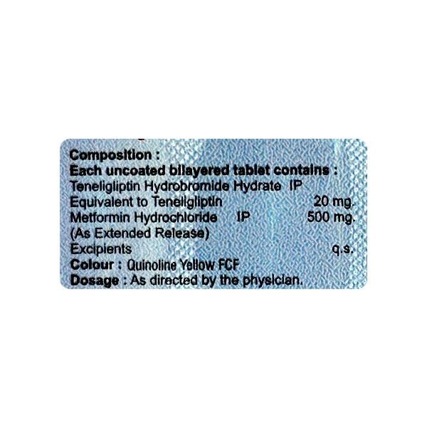 GLIPTRA M 20mg Tablet 10's