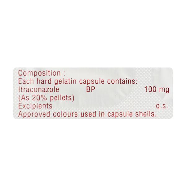 Itralent 100mg Capsule 10'S