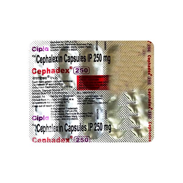 Cephadex 250mg Capsule 10'S