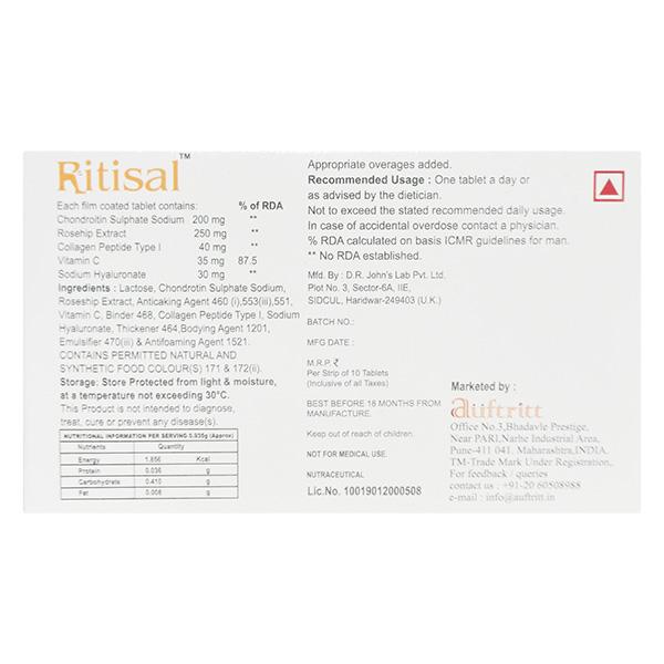 Ritisal Tablet 10'S