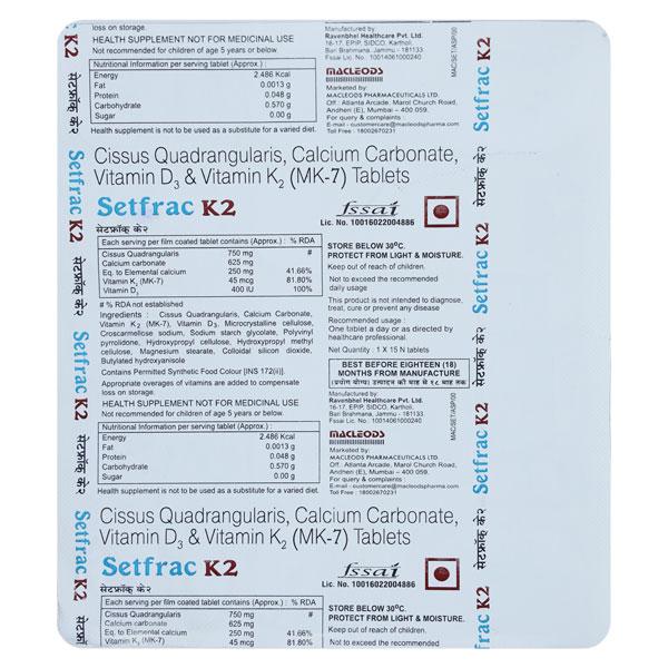 SETFRAC K2 Tablet 15's