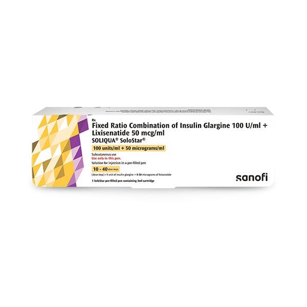 SOLIQUA SOLOSTAR Prefilled Pen 3ml