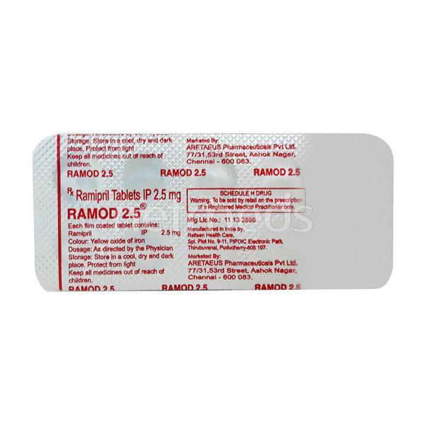 Ramod 2.5mg Tablet 10'S