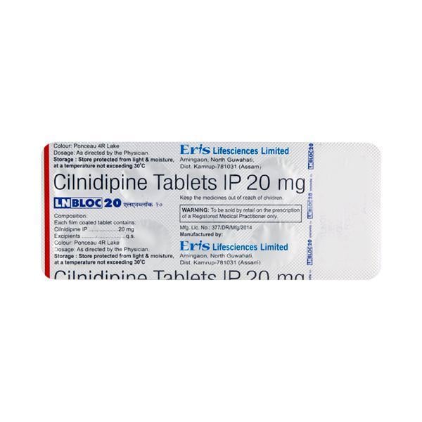 Lnbloc 20mg Tablet 10'S