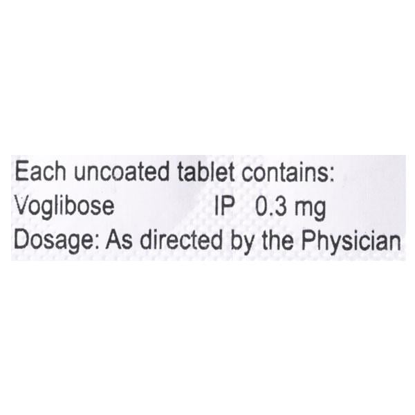 Voglibose 0.3mg Tablet 10