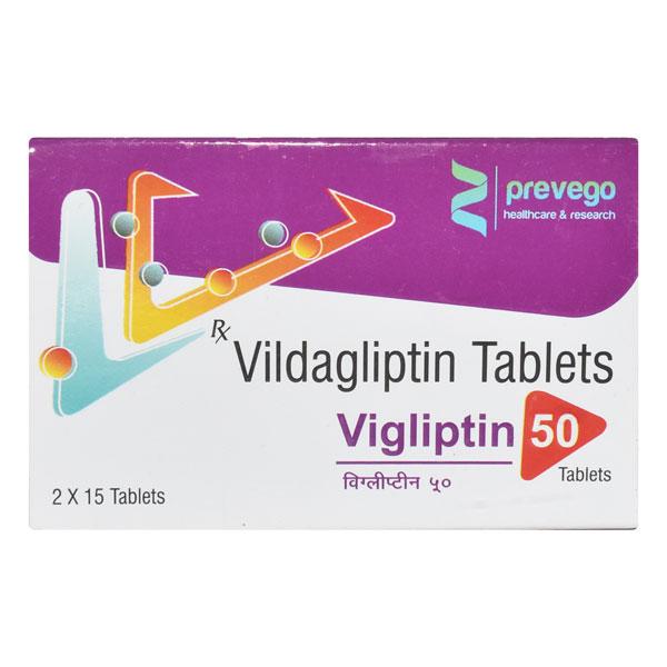 VIGLIPTIN 50 Tablet 15's