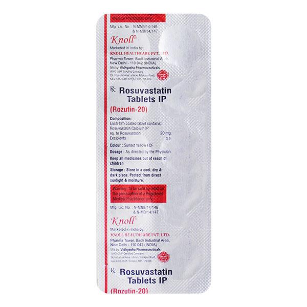 ROZUTIN 20 Tablet 10's