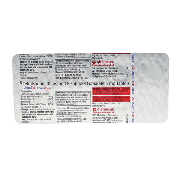 TELMA BS 5 Tablet 10's