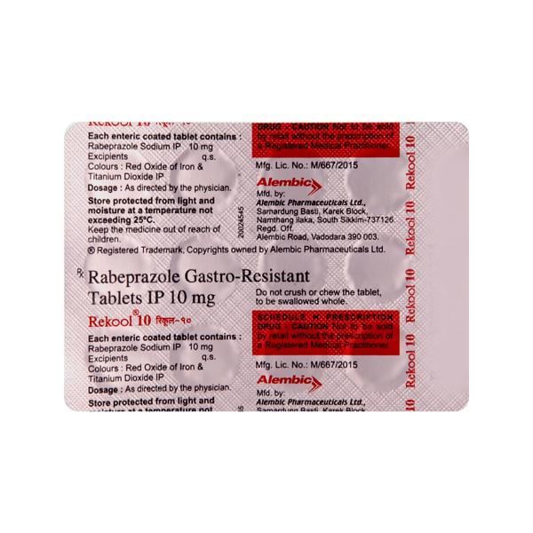 Rekool 10mg Tablet 15'S