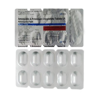 Amoxyclav 625mg Tablet 10'S