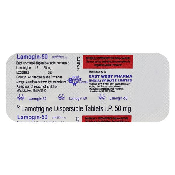 Lamogin 50mg Tablet 10'S
