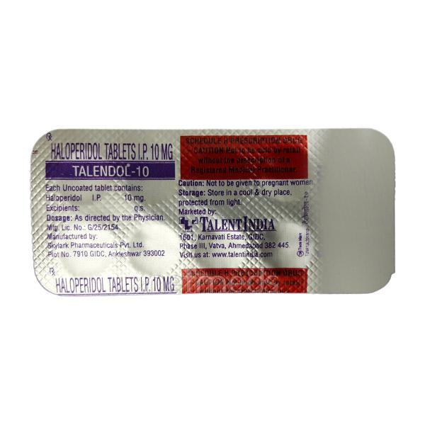 Talendol 10mg Tablet 10'S