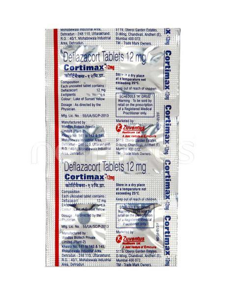 Cortimax 12mg Tablet 6'S