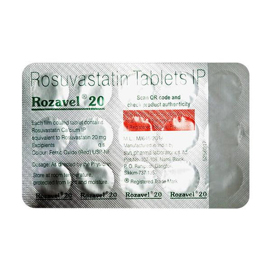 ROZAVEL 20 Tablet 15's