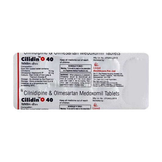 Cilidin O 40mg Tablet 10'S