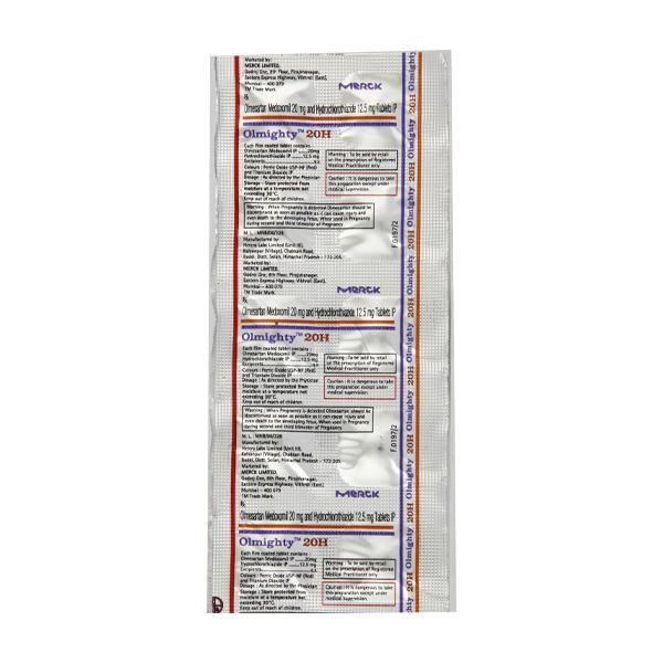 Olmighty H 20mg Tablet 10'S
