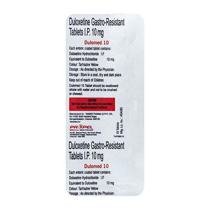 DULOMED 10 Tablet 10's