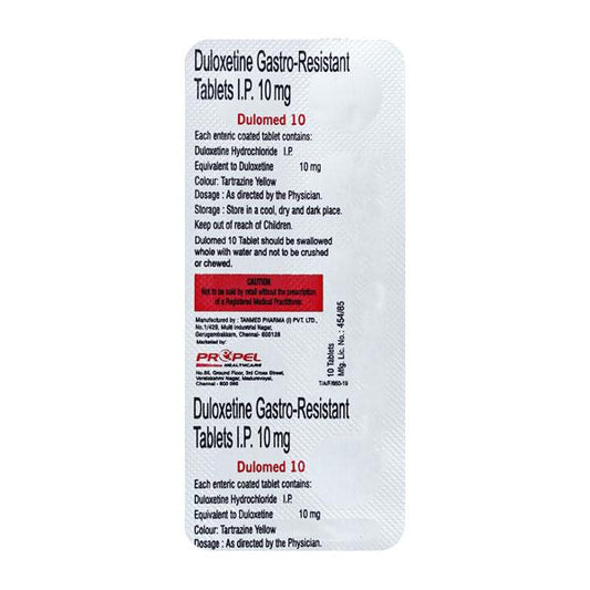 DULOMED 10 Tablet 10's
