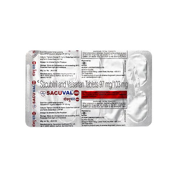 SACUVAL 200 Tablet 10's