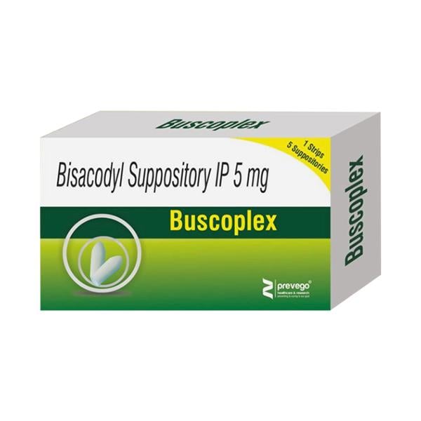 BUSCOPLEX 10 Suppositories 5's