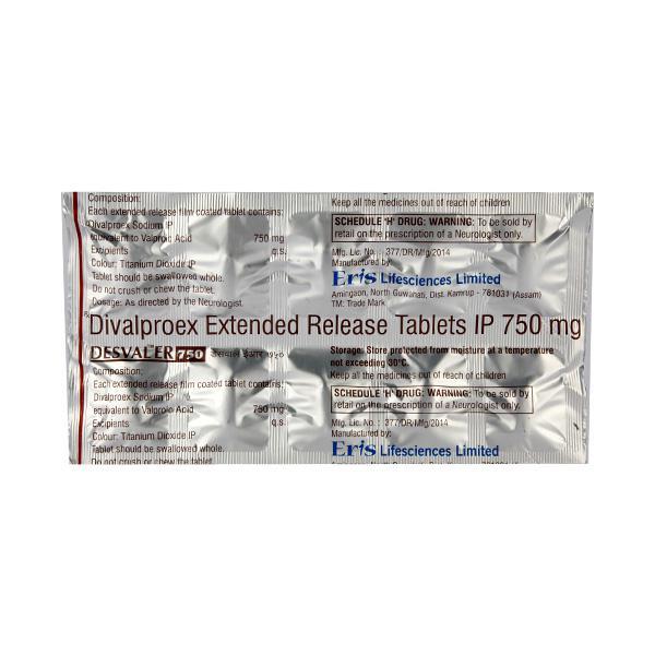Desval ER 750mg Tablet 10'S