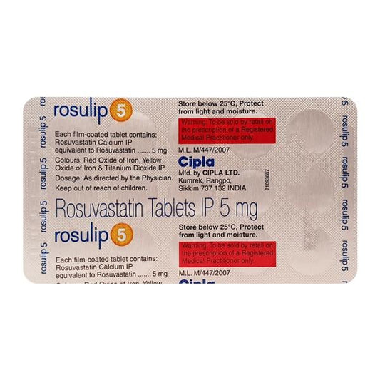 Rosulip 5mg Tablet 15'S