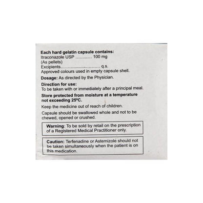 Itaphyte 100mg Capsule 10'S